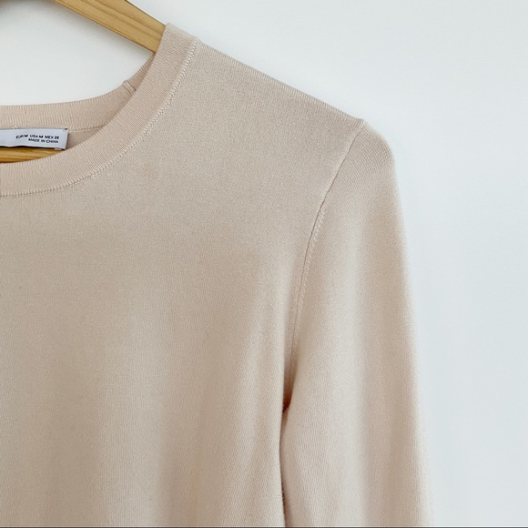Zara Basic Knit Sweater Cream - Picture 7 of 7